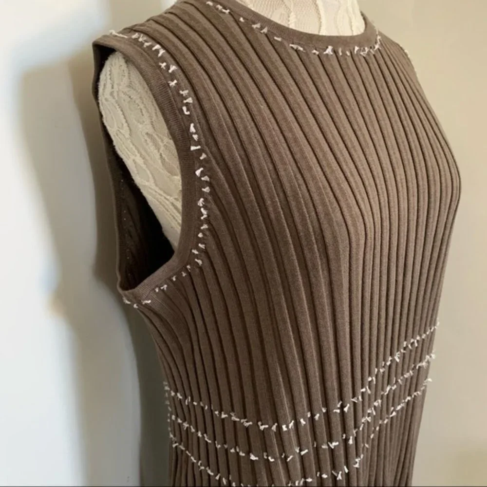 NWT WORTH New York Midi Knot Trim Dress sz XL - Picture 5 of 10